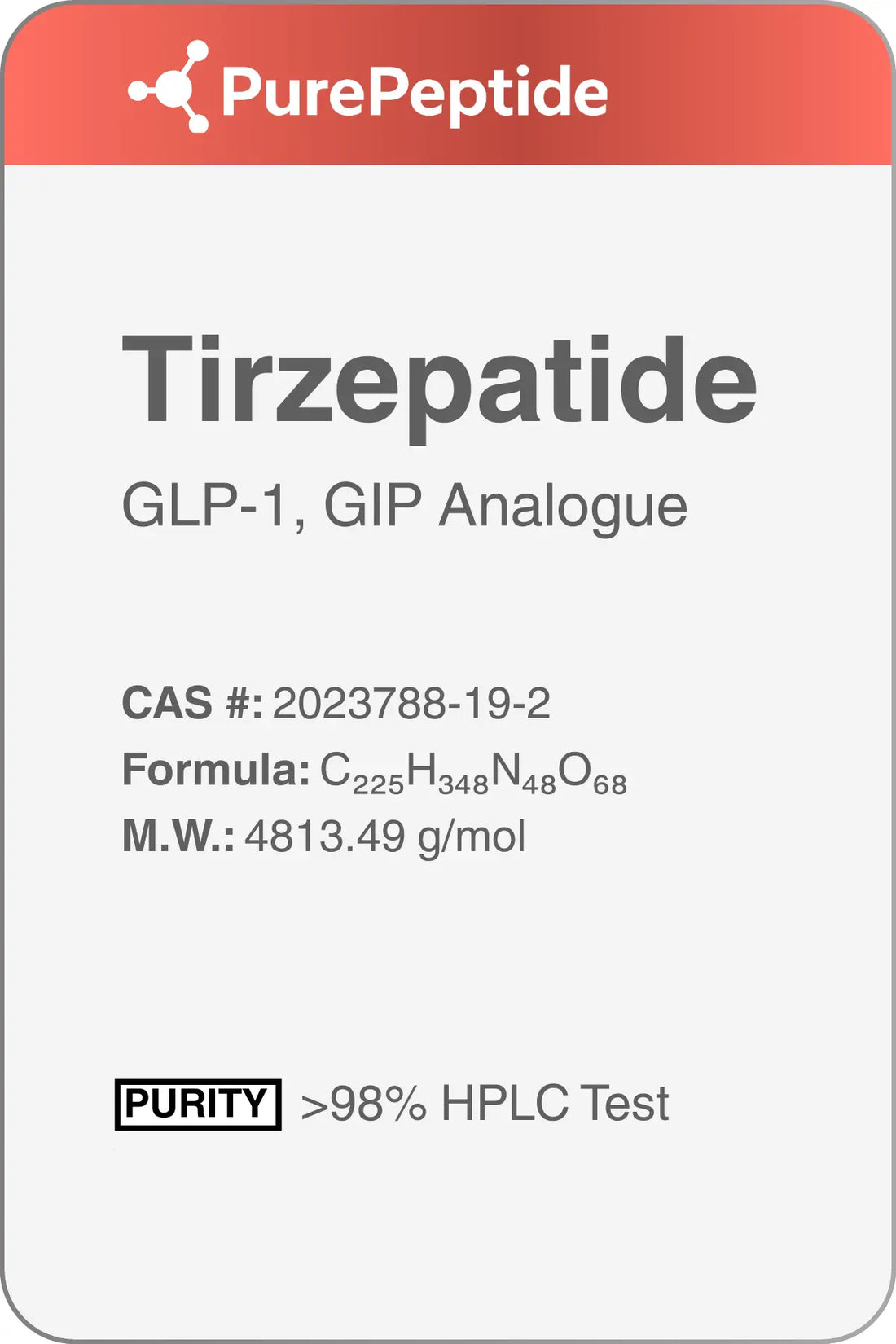 Tirzepatide веднъж седмично за третиране на затлъстяване PurePeptide